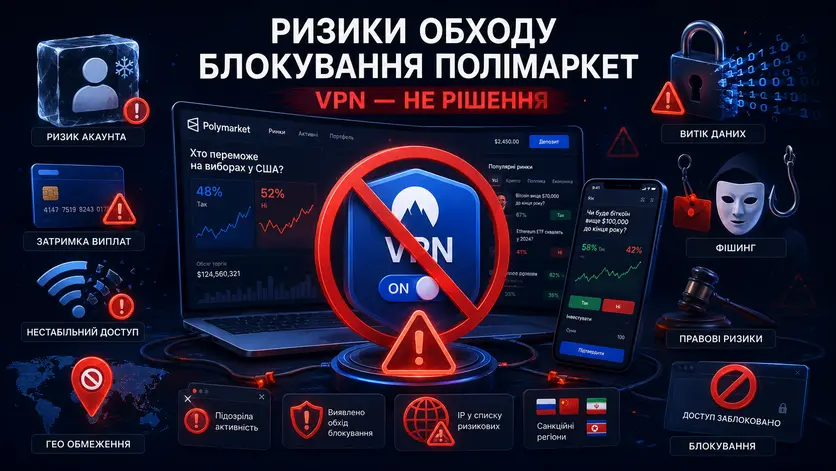 Чому VPN не є рішенням для доступу до Полімаркет